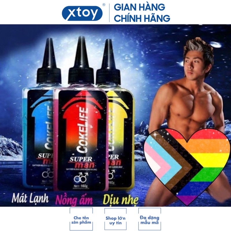 Gel Bôi Trơn Cokelife Giảm Đau Cho Gay - 85g - Đỏ Nóng Ấm