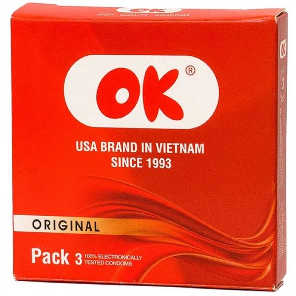 Sku Hộp 3 Bao Cao Su Ok01