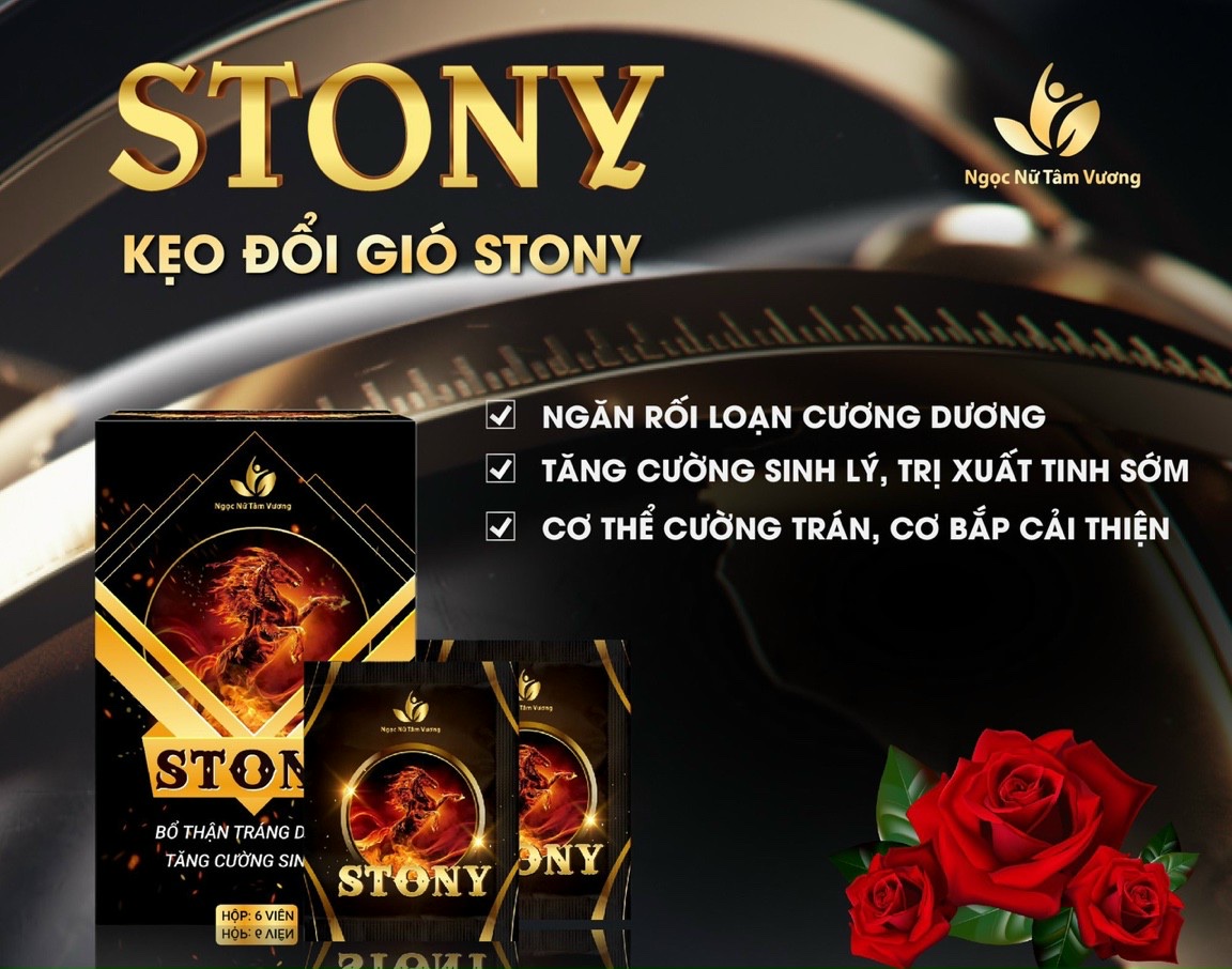 Kẹo Đổi Gió Stony - Kẹo Stony loại 6 viên Kẹo Tình Yêu